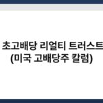 ABR 초고배당 리얼티 트러스트 분석 (미국 고배당주 칼럼) 1